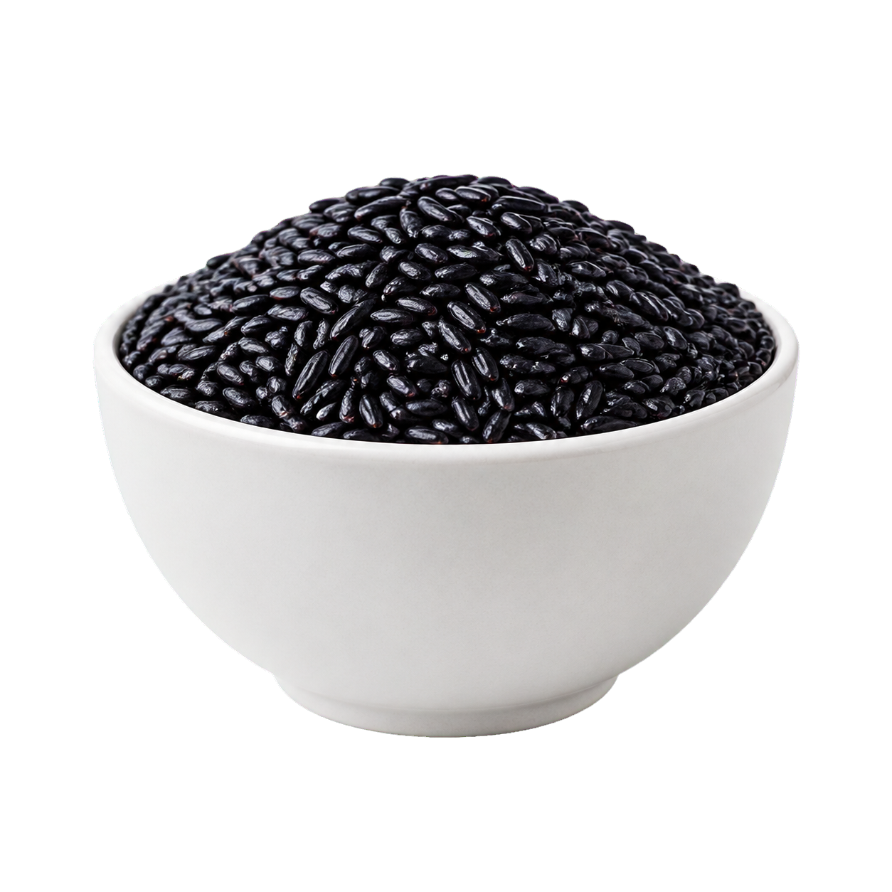 Bowl of black rice